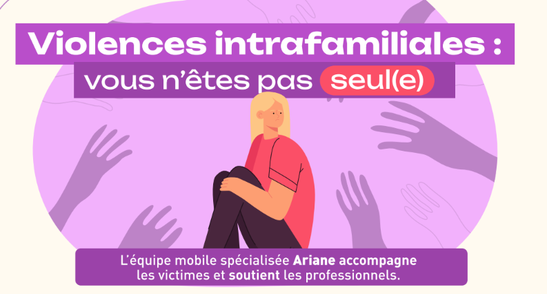 Ariane : une équipe mobile dédiée aux victimes de violences intrafamiliales