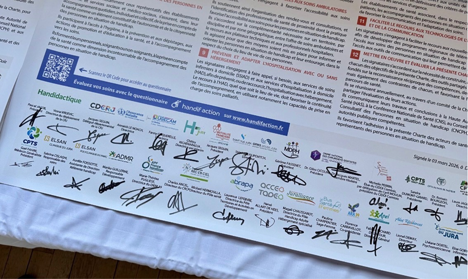 Signature de la Charte Romain Jacob